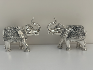 silver elephant figurine