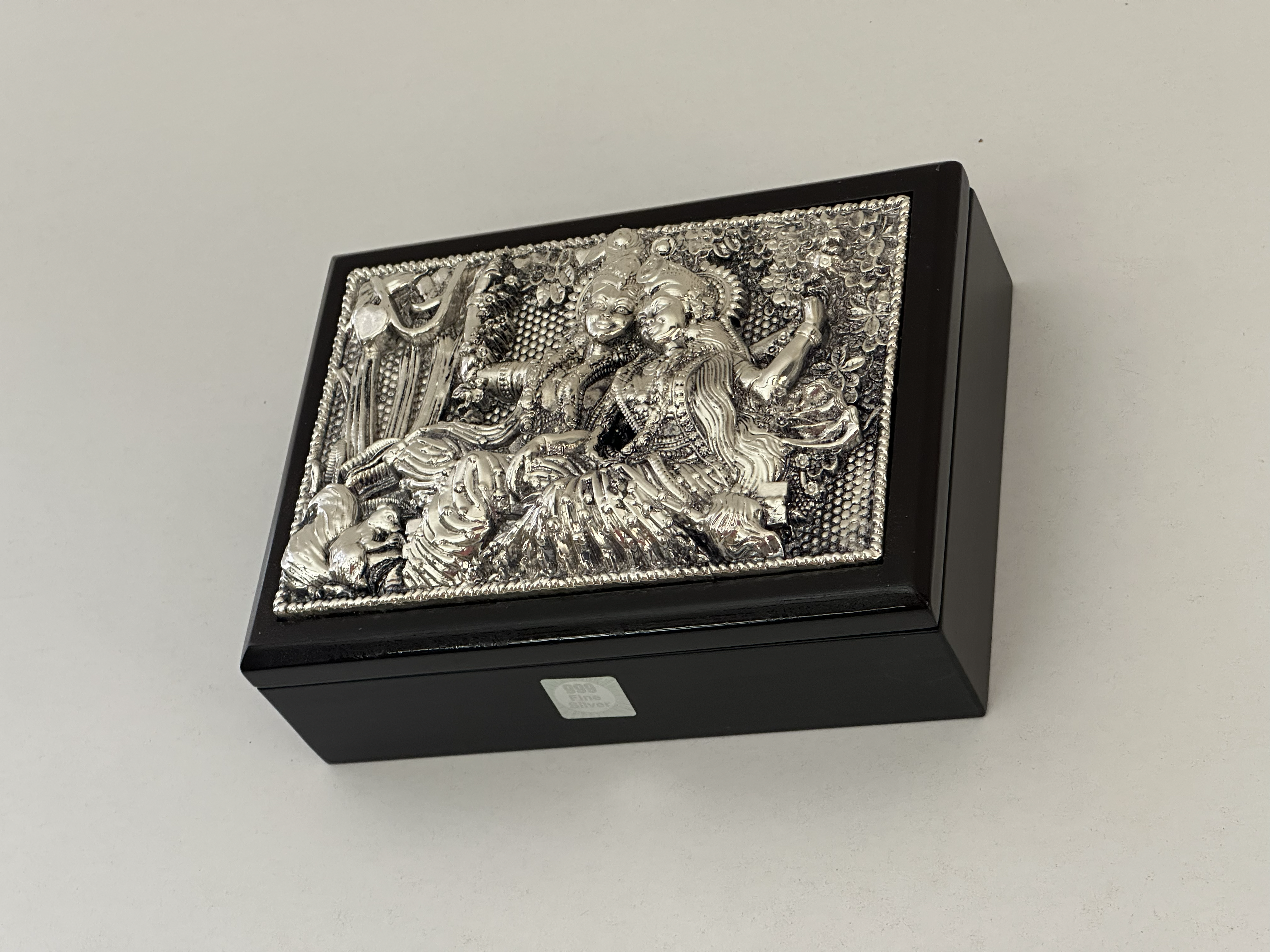 Pure Silver Ram Darbar Dry Fruit Box