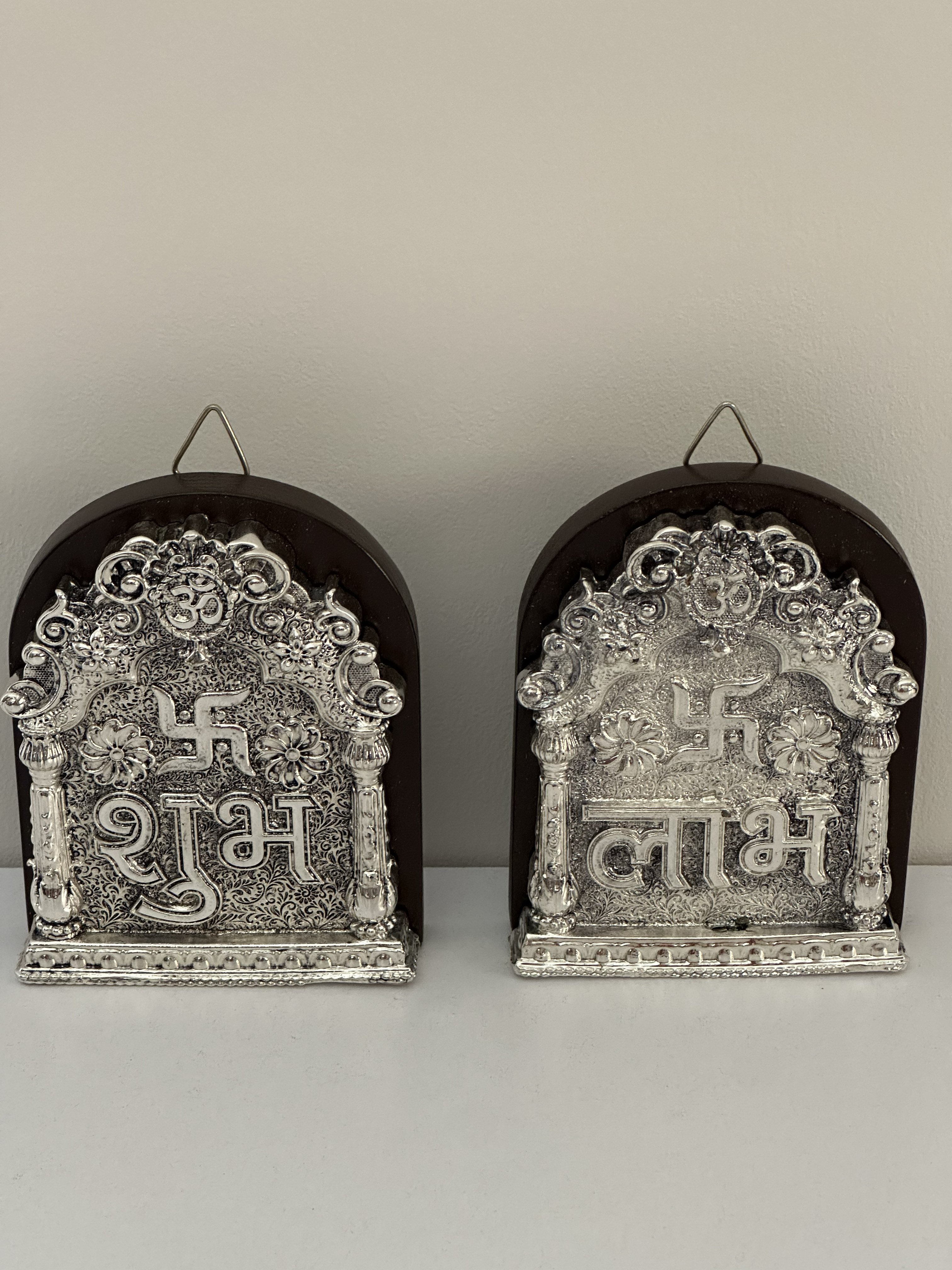Pure Silver Shubh Labh Wall Plaque Set
